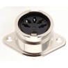 RS PRO YE-139XS 5 Pole Straight Standard DIN Socket, 4A, 100V AC, Bayonet Chassis Mount Female 490-977