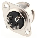 RS PRO YE-139XS 5 Pole Straight Standard DIN Socket, 4A, 100V AC, Bayonet Chassis Mount Female 490-977