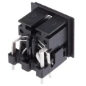 RS PRO 7 Pole Right Angle Miniature DIN Socket 2A 100V AC Through Hole Female YE-138X 491-043