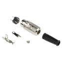 RS PRO 5 Pole Straight Standard DIN Plug, 4A, 100V AC, Cable Male, Push Lock, Shielded YE-118XMB 491-166