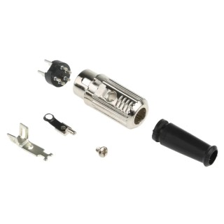 RS PRO 5 Pole Straight Standard DIN Plug, 4A, 100V AC, Cable Male, Push Lock, Shielded YE-118XMB 491-166