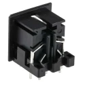 RS PRO YE-138X Miniature DIN Socket, 5 Pole, Right Angle, 2A, 100V AC, Through Hole Female 491-087