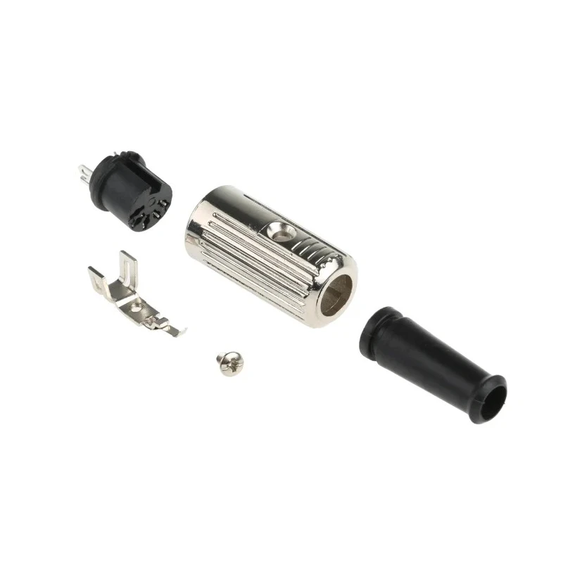 RS PRO 5 Pole Straight Standard DIN Socket, 4A, 100V AC, Push Lock Cable, Female, Shielded, YE-147XS 491-217