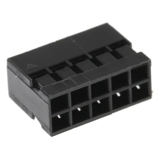 Harwin M22-30 Female Connector Housing 2 mm Pitch 10 Way 2 Row Straight Nylon M22-3020500