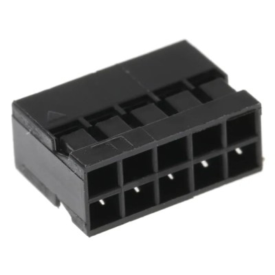 Harwin M22-30 Female Connector Housing 2 mm Pitch 10 Way 2 Row Straight Nylon M22-3020500