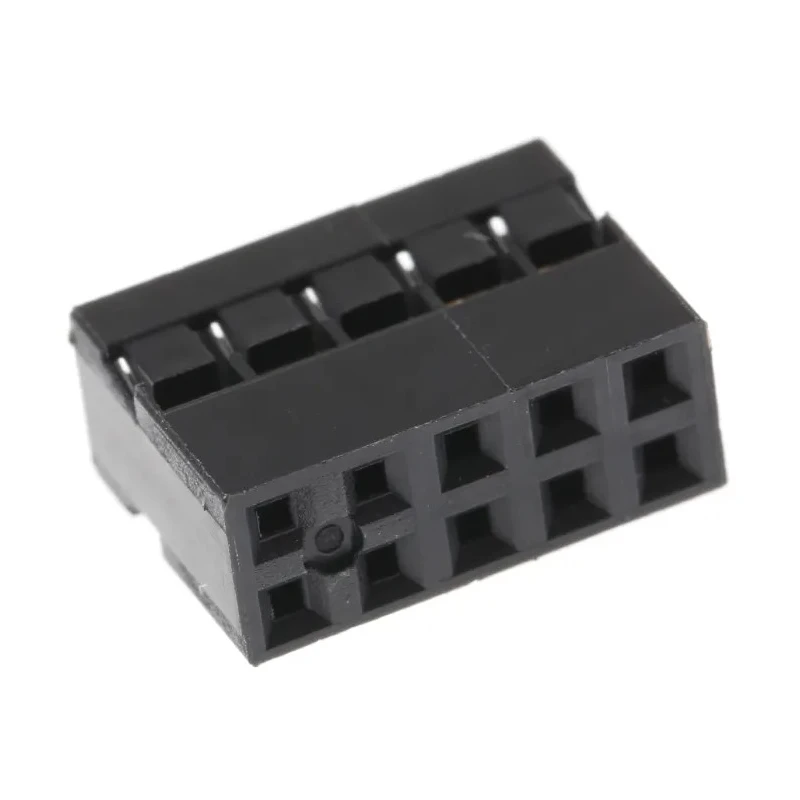 Harwin M22-30 Female Connector Housing 2 mm Pitch 10 Way 2 Row Straight Nylon M22-3020500