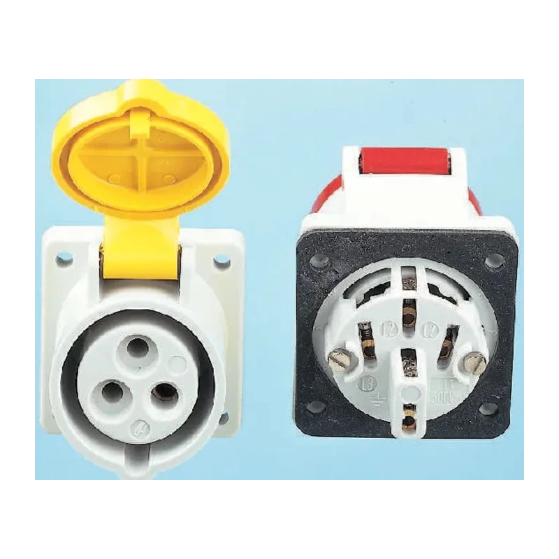 MENNEKES Industrial Power Connector, Panel Mount, 16A, 400V, 4 Pole, IP44 Red, Screw Terminals 