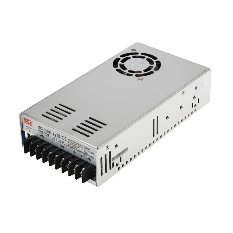 Mean Well SD-350B-12 DC/DC Converter 12V Output, 19–36V DC Input, 330W, Surface Mount, 60°C Max
