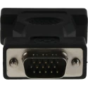 RS PRO DVI-I to VGA Male Adapter, Straight, 3A, 50mm Length, Nickel Plated, Black, 489-355