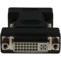 RS PRO DVI-I to VGA Male Adapter, Straight, 3A, 50mm Length, Nickel Plated, Black, 489-355