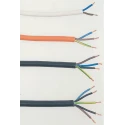 RS PRO H05VV-F 100m 3 Core Power Cable White PVC 70°C 500V, Stranded Copper Conductor