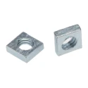 RS PRO M8 Steel Square Nut, 13mm Width, Bright Zinc Finish, Left Hand Thread, DIN 562, Grade 8.8 837-290