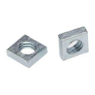 RS PRO M8 Steel Square Nut, 13mm Width, Bright Zinc Finish, Left Hand Thread, DIN 562, Grade 8.8 837-290