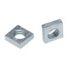 RS PRO M8 Steel Square Nut, 13mm Width, Bright Zinc Finish, Left Hand Thread, DIN 562, Grade 8.8 837-290