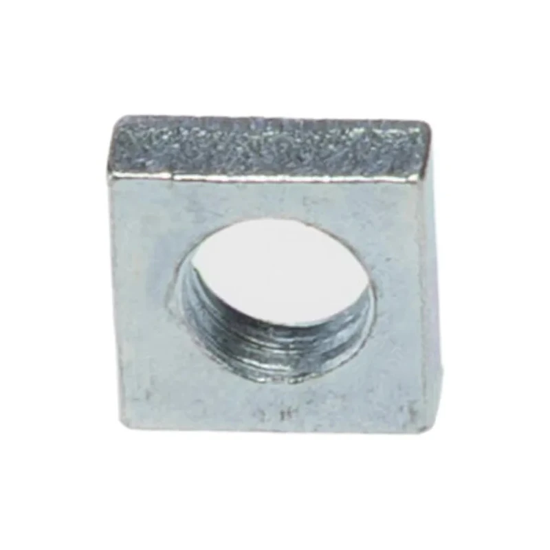 RS PRO M8 Steel Square Nut, 13mm Width, Bright Zinc Finish, Left Hand Thread, DIN 562, Grade 8.8 837-290