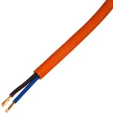 RS PRO 2 Core Power Cable H05VV-F, 100m, Orange, PVC Insulated, 500V, 1.5mm², 70°C