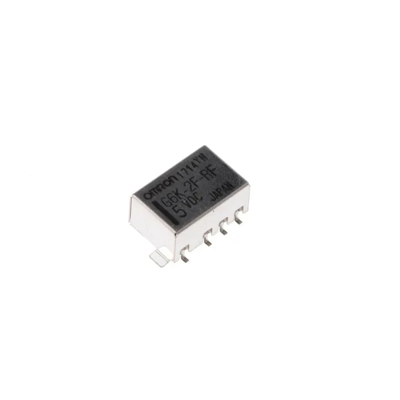 Omron Surface Mount High Frequency Relay 5V DC Coil, 1 GHz Max Frequency, DPDT, Latching, G6K-2F-RF DC5