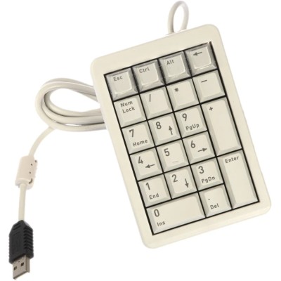 Cherry Grey Wired Numeric Keypad USB 21 Keys G84-4700LUCUS-0