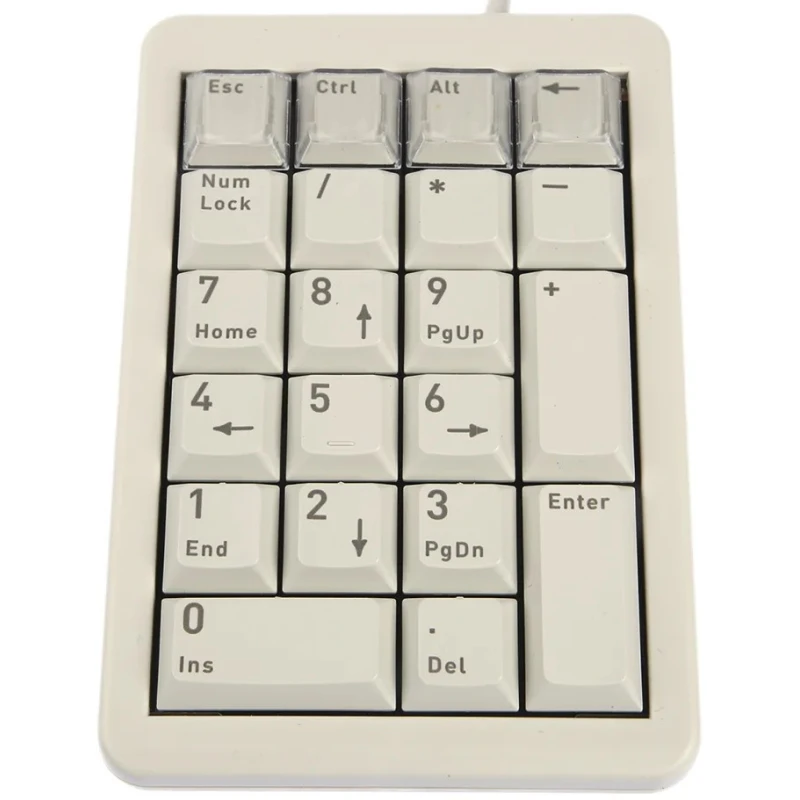 Cherry Grey Wired Numeric Keypad USB 21 Keys G84-4700LUCUS-0