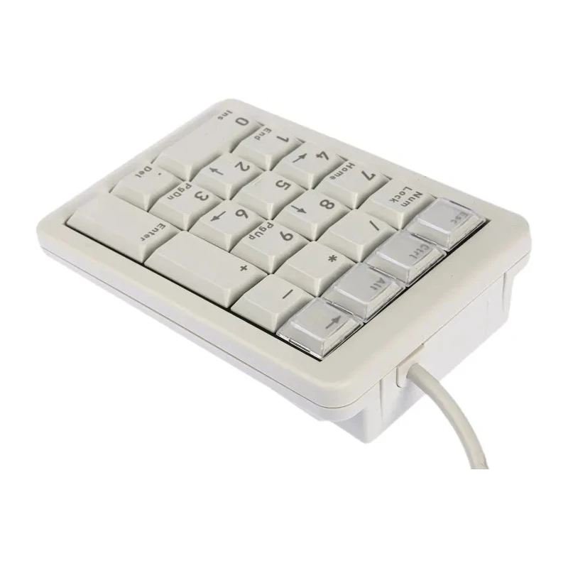 Cherry Grey Wired Numeric Keypad USB 21 Keys G84-4700LUCUS-0