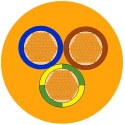 RS PRO H05VV-F 100m 3 Core Power Cable, Orange PVC, 1.5mm², 500V, 70°C