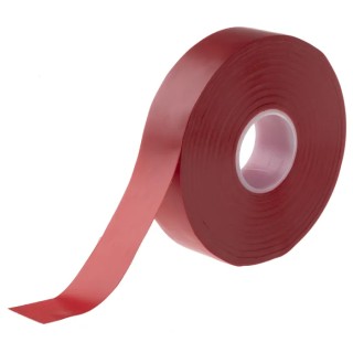 Advance Tapes Red Polyvinyl Chloride Electrical Tape 19mm x 33m, 8000V Breakdown Voltage, Flame Retardant, Rubber Resin AT7