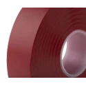 Advance Tapes Red Polyvinyl Chloride Electrical Tape 19mm x 33m, 8000V Breakdown Voltage, Flame Retardant, Rubber Resin AT7