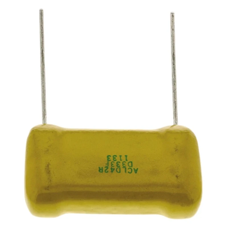 RS PRO 33nF Mica Capacitor 500V DC ±1% Tolerance D Series Flat Construction Through Hole 495-975