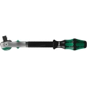 Wera Zyklop 1/2 Inch Swivelling Ratchet with Multi-Component Handle, Chrome Vanadium Steel, 277 mm Overall Length 05003600001