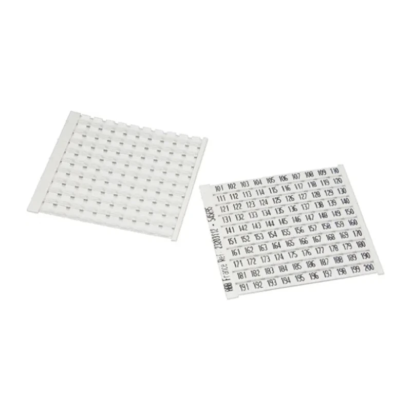 Entrelec RC Marker Card for Terminal Block, Series RC, 1SNA232031R1200