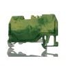 WAGO Earth Terminal Block, Cage Clamp, 1.5mm², 1-Level, 80V, Yellow/Green 279-907