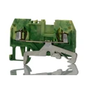 WAGO Earth Terminal Block, Cage Clamp, 1.5mm², 1-Level, 80V, Yellow/Green 279-907