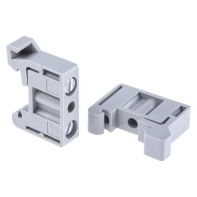 Phoenix Contact E/MK Series End Clamp for DIN Rail NS 15 Polyamide Grey 21.2mm Height 1421659
