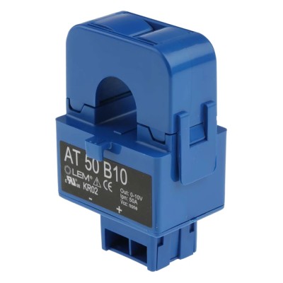 LEM AT Series Current Transformer 50A, 20mA Secondary, 16mm Bore, Cable Mount, 67x44.5x36.5mm, AT 50 B10