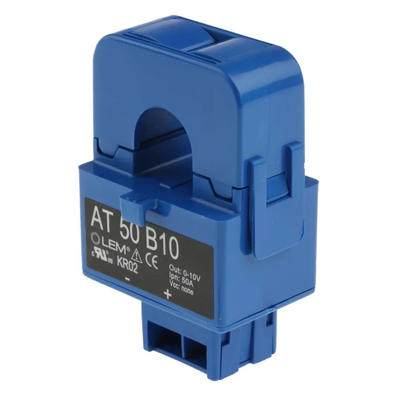 LEM AT Series Current Transformer 50A, 20mA Secondary, 16mm Bore, Cable Mount, 67x44.5x36.5mm, AT 50 B10