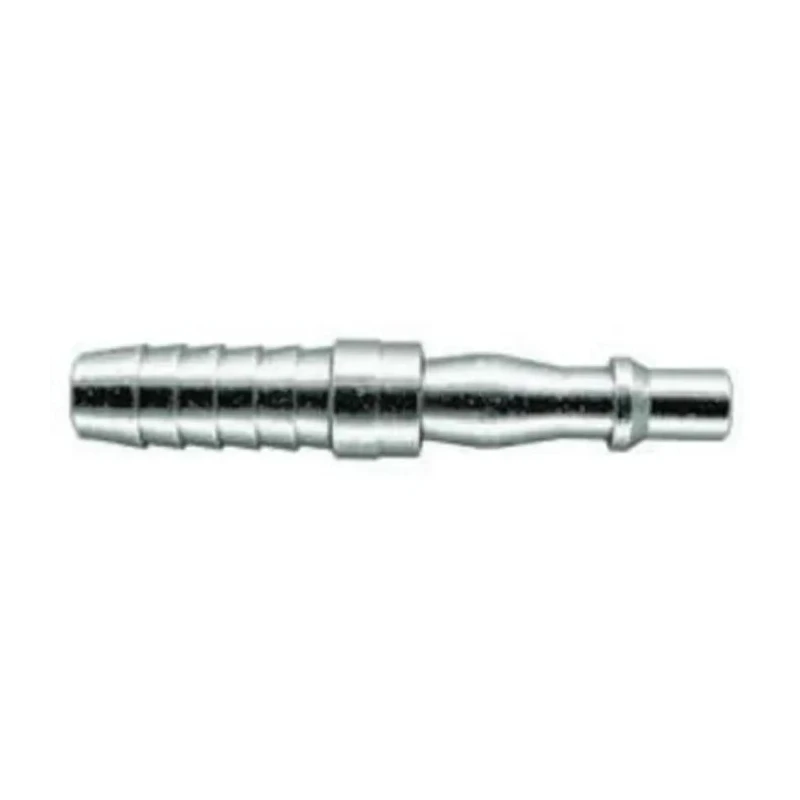 PCL Steel Pneumatic Quick Connect Coupling Male, 13mm Hose Barb, Yellow Zinc Passivated, ACA9438