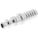 CEJN Steel Pneumatic Quick Connect Coupling, Male, 10mm Hose Barb, 16 bar, -20°C to 100°C, 310 Series, 103105004