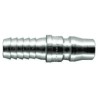 CEJN Steel Pneumatic Quick Connect Coupling Hose Barb Male 10mm 16 bar Zinc Plated 103155004