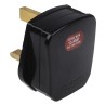 RS PRO UK Mains Plug Type G 13A 250V Clamp Thermoplastic Urea Formaldehyde Black 854-380