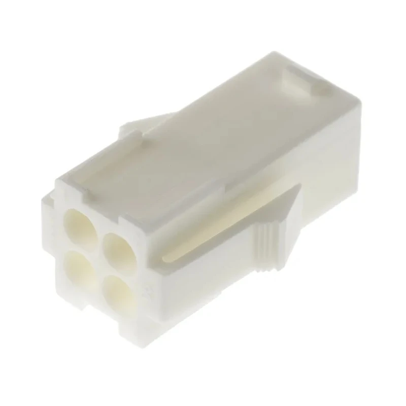TE Connectivity Mini-Universal MATE-N-LOK Wire to Wire Connector Cable, 4 Crimp Contacts, Female, 600V AC 9A, Nylon 794939-1