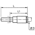 Legris Pneumatic Push-in Fitting 4 mm, Glass Reinforced Nylon, Nickel Plated, LF3000