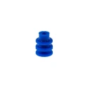 TE Connectivity Mini-Universal MATE-N-LOK Sealed Connector System Female Connector Seal, Crimp, Blue, 3A, 20–26AWG 794758-1