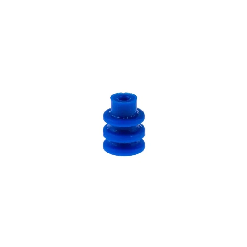 TE Connectivity Mini-Universal MATE-N-LOK Sealed Connector System Female Connector Seal, Crimp, Blue, 3A, 20–26AWG 794758-1