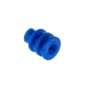 TE Connectivity Mini-Universal MATE-N-LOK Sealed Connector System Female Connector Seal, Crimp, Blue, 3A, 20–26AWG 794758-1