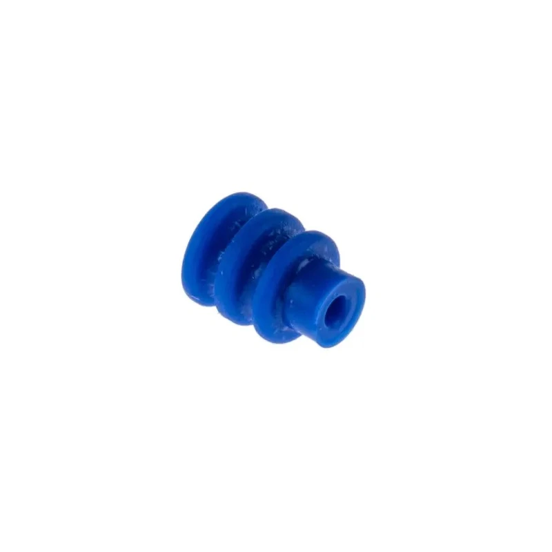 TE Connectivity Mini-Universal MATE-N-LOK Sealed Connector System Female Connector Seal, Crimp, Blue, 3A, 20–26AWG 794758-1
