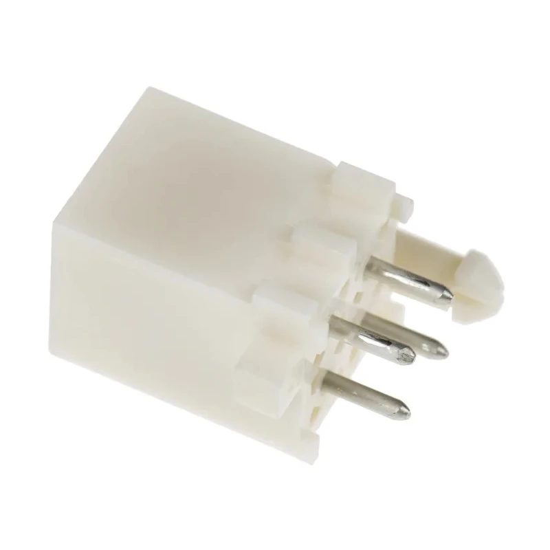 TE Connectivity Mini-Universal MATE-N-LOK Vertical PCB Pin Header, 4 Contacts, 4.14mm Pitch, 2 Row, Straight 1-770174-0