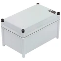 RS PRO Mureva BOX Series Grey Lid Fibreglass Electrical Enclosure, IP67, IK10, 175 mm x 300 mm x 370 mm 501-480