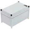 RS PRO Mureva BOX Series Grey Lid Fibreglass Electrical Enclosure, IP67, IK10, 175 mm x 300 mm x 370 mm 501-480