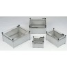 RS PRO Fibreglass Enclosure Grey Transparent Lid IP66 IK10 175x372x302 mm 501-496