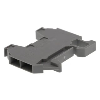Phoenix Contact MT 1.5-QUATTRO Series DIN Rail Terminal Block, 2-Level, 0.14–1.5 mm², 16A, 400V, Grey, Screw 3001679